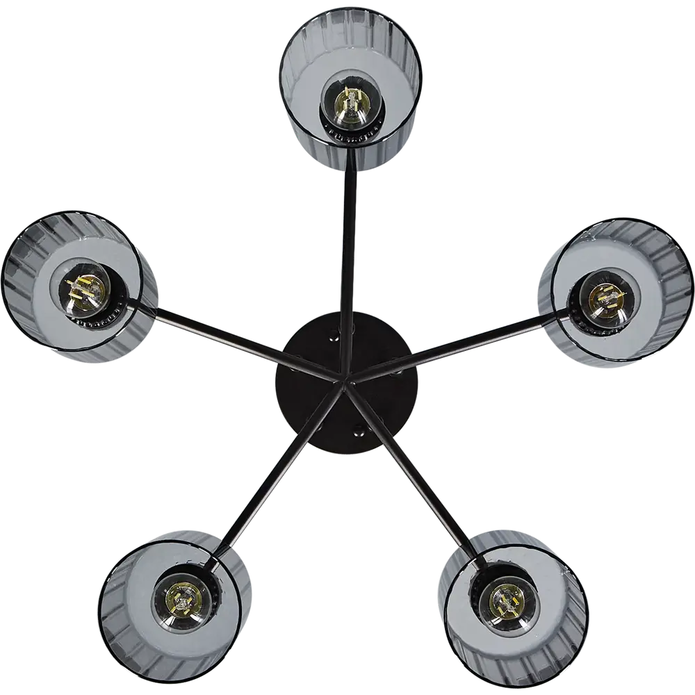 Потолочная люстра SCHAFFNER Dark 3600-5 - современное освещение для гостиной и спальни 89374508 STLM-1348569 - Вид №3