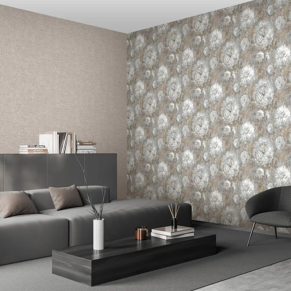 Флизелиновые обои Ateliero Julia с рельефным узором в коричневых тонах 85544077 STLM-0063744 - Вид №3