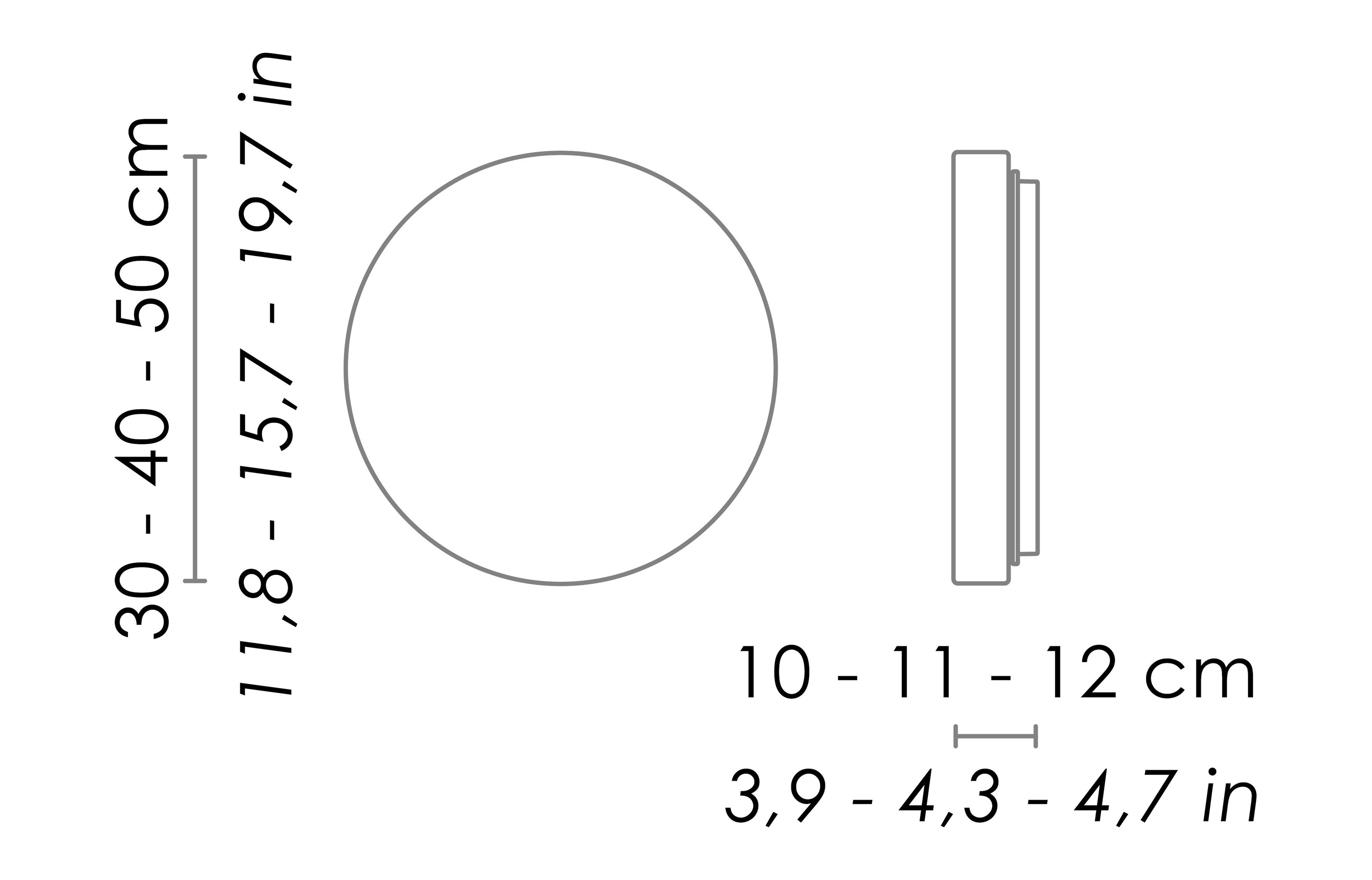 Настенный светильник / потолочный светильник из опалового стекла Zafferano Drum ARCH-00048557 - Вид №3