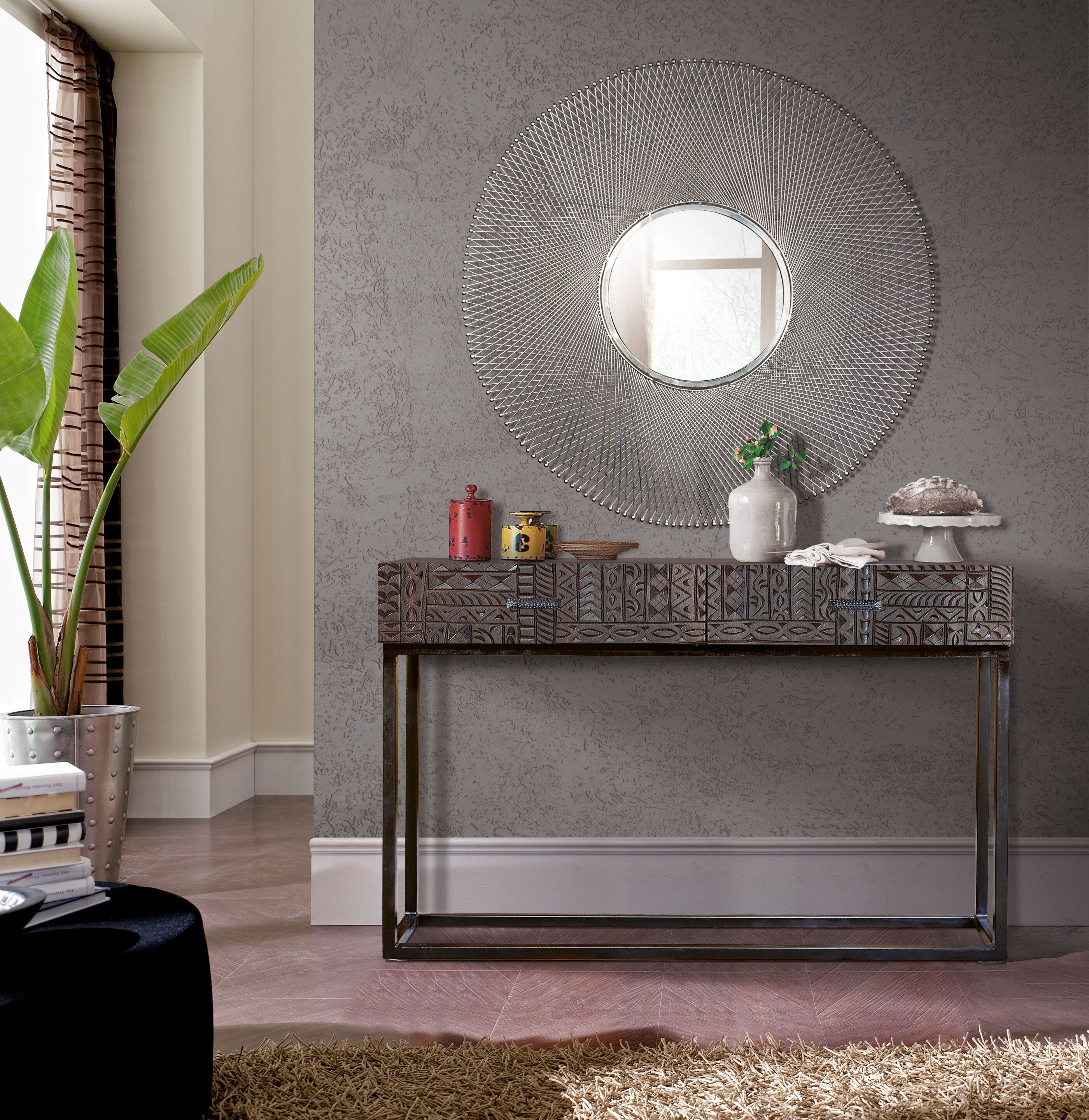 Прямоугольная консоль из манго с ящиками Giner y Colomer Jeroglifico ARCH-00079213 - Вид №6