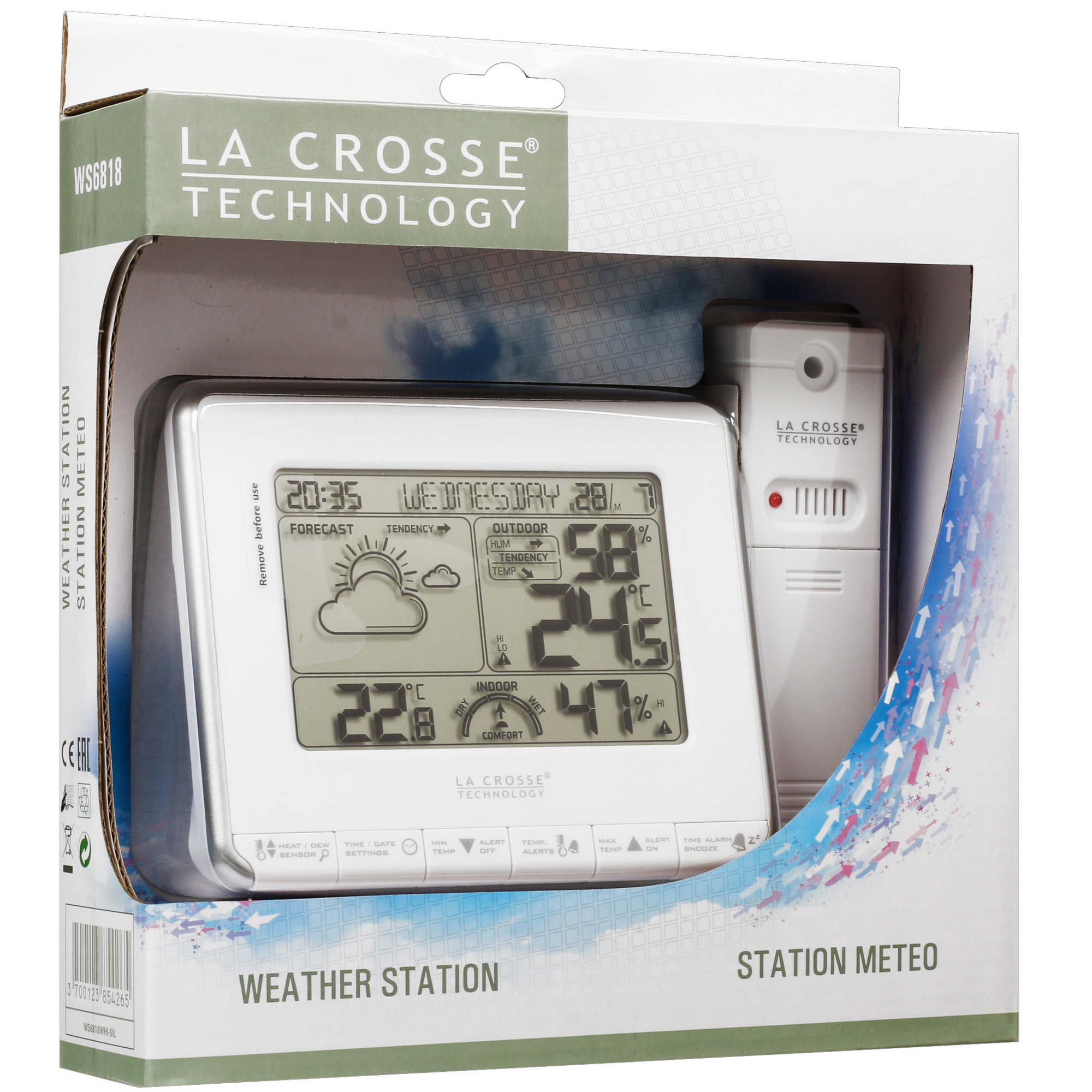 4760715 Метеостанция LaCrosse WS6818 La Crosse STDN-0105115 - Вид №9