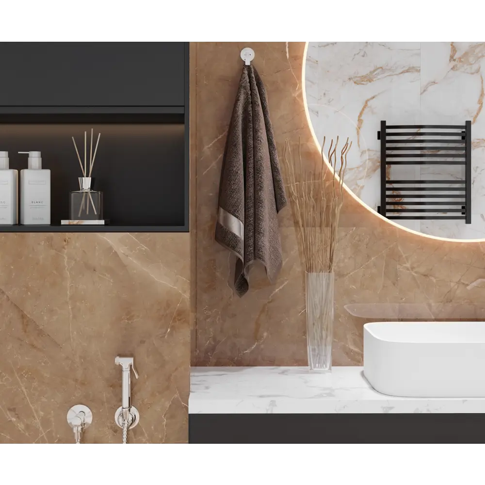 Керамогранит Elegant Armani Gold 60x60 см 1.44 м² цвет коричневый Santreyd STLM-2198683 - Вид №2