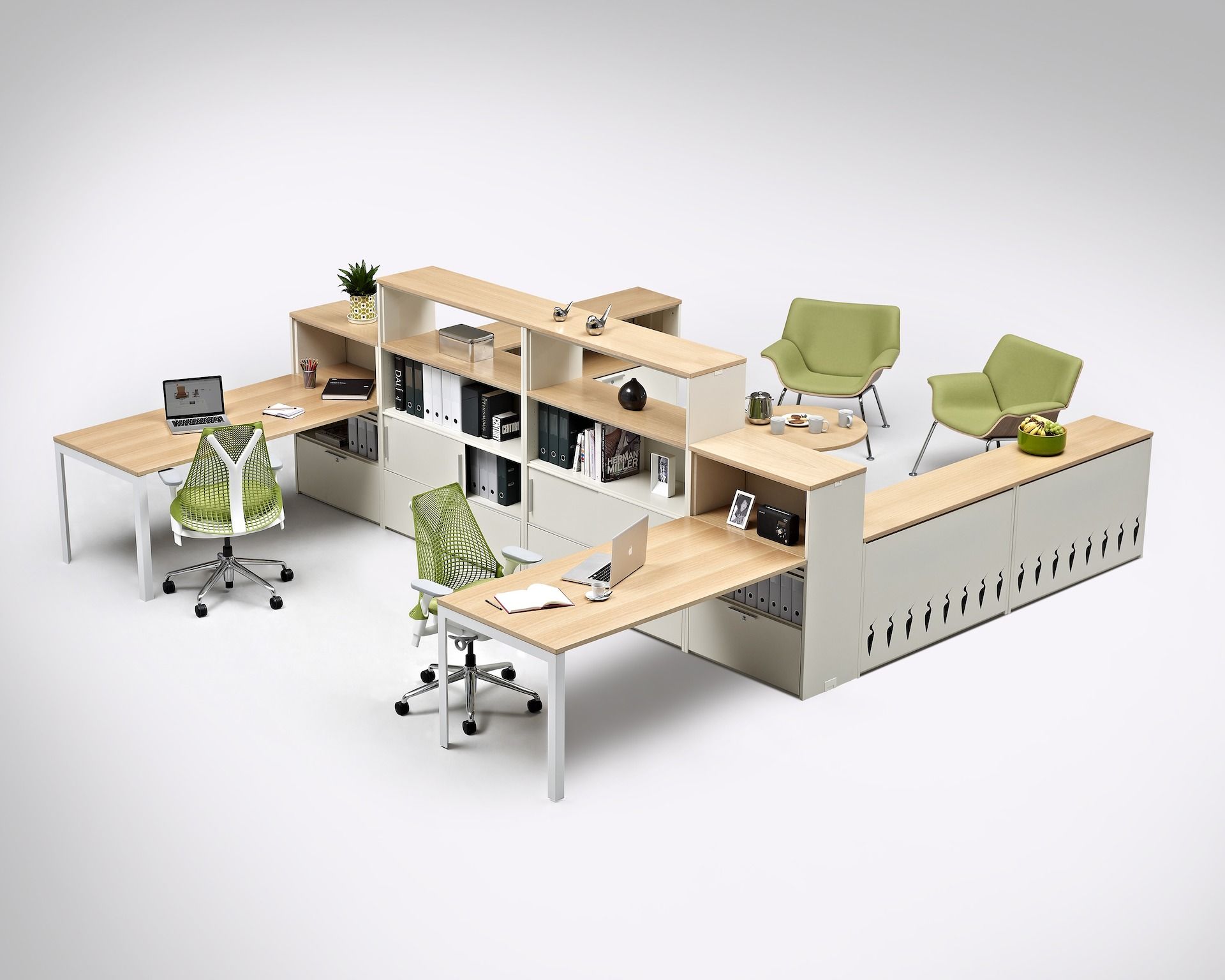 5 спиц подлокотник поворотный операционный офисный стул Herman Miller Sayl ARCH-00001394 - Вид №9