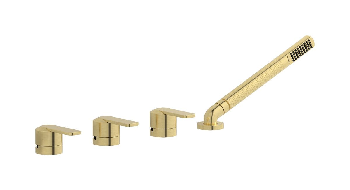 Смеситель для ванны с 4 отверстиями и ручным душем IB C-67 ARCH-00029720 - Вид №6