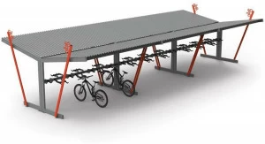 City Design Стальной навес для велосипедов