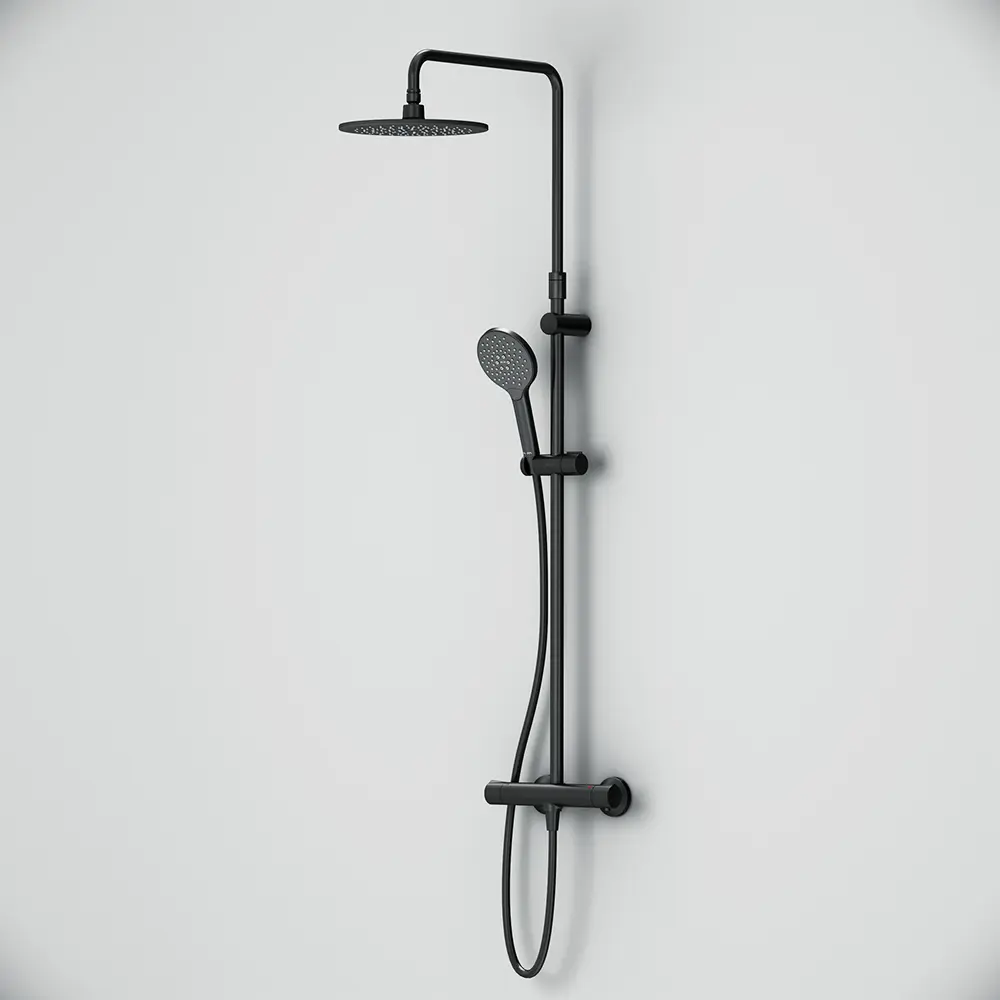 Душевая стойка AM.PM Moxie F079M422, с термостатом, 3 режима, цвет черный STLM-2178346 - Вид №5