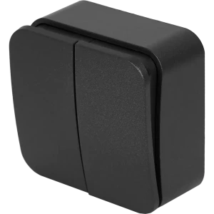 Выключатель накладной Schneider Electric Blanca 10 Ас 2 клавиши цвет антрацит 86724496 STLM-2136152