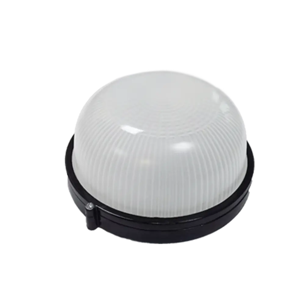 Светильник ЖКХ Round WP 60 00 01 60 Вт IP54, накладной, круг, цвет черный 82739907 STLM-2024851 Santreyd 
