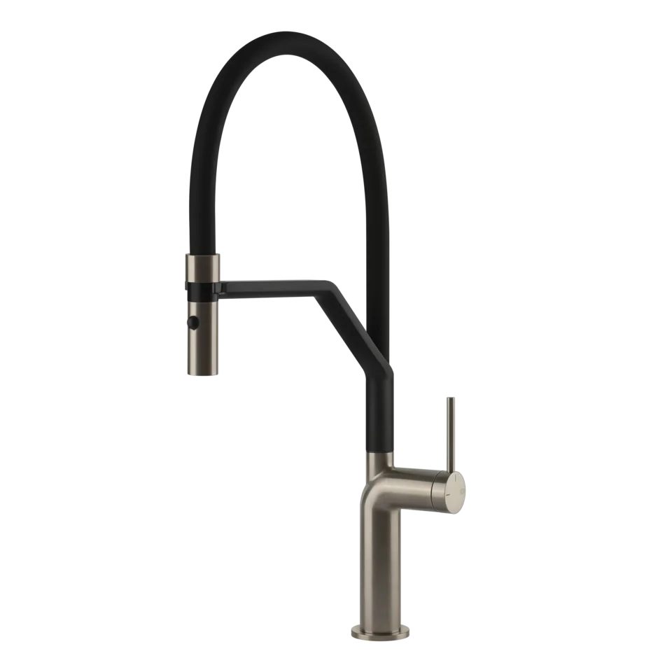 Смеситель для раковины 60315 149 Gessi Stelo МАТОВЫЙ НИКЕЛЬ FINOX 60315149
