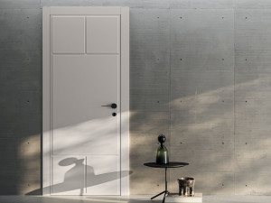 Лакированная распашная дверь