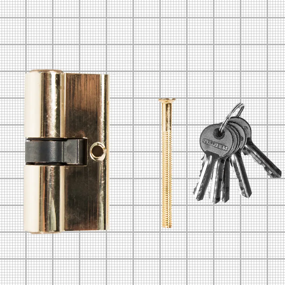 Цилиндр под английский ключ Al 60 ключ-ключ, золото PALLADIUM STLM-2016947 - Вид №4