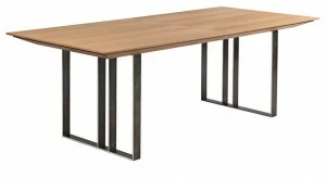 Maiullari Раскладной прямоугольный обеденный стол из стали и дерева