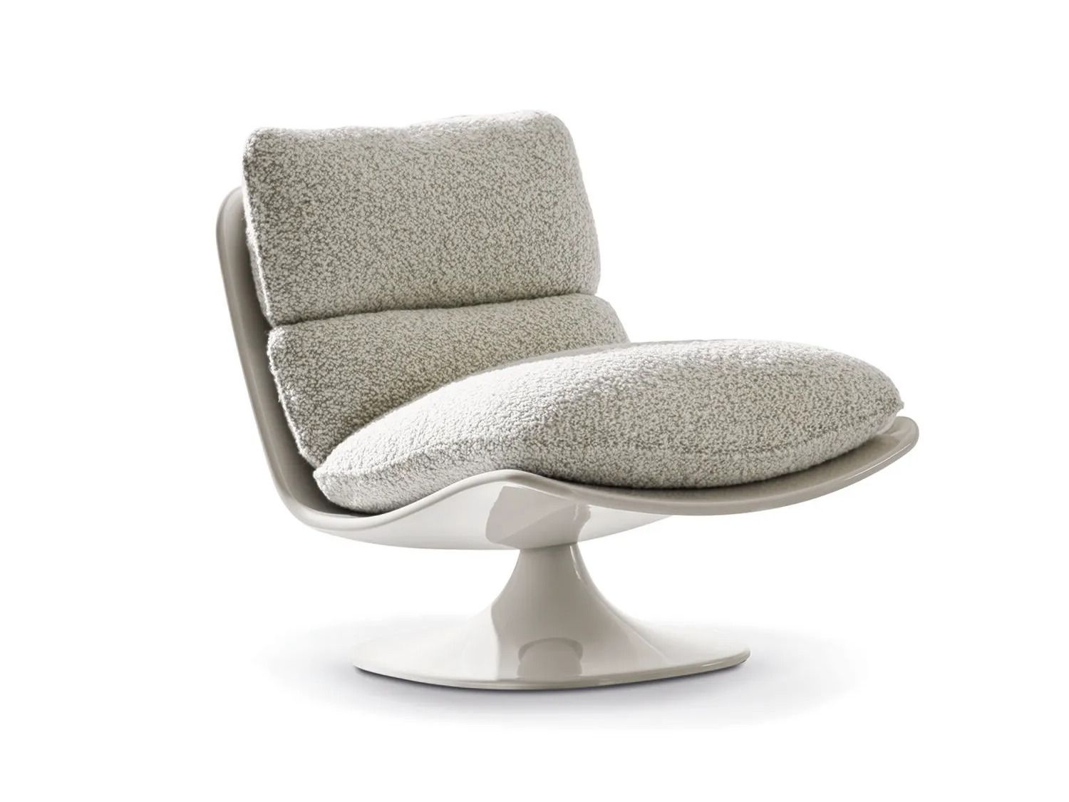 Вращающееся кресло из ткани и Baydur® Minotti PATTIE ARCH-00040169