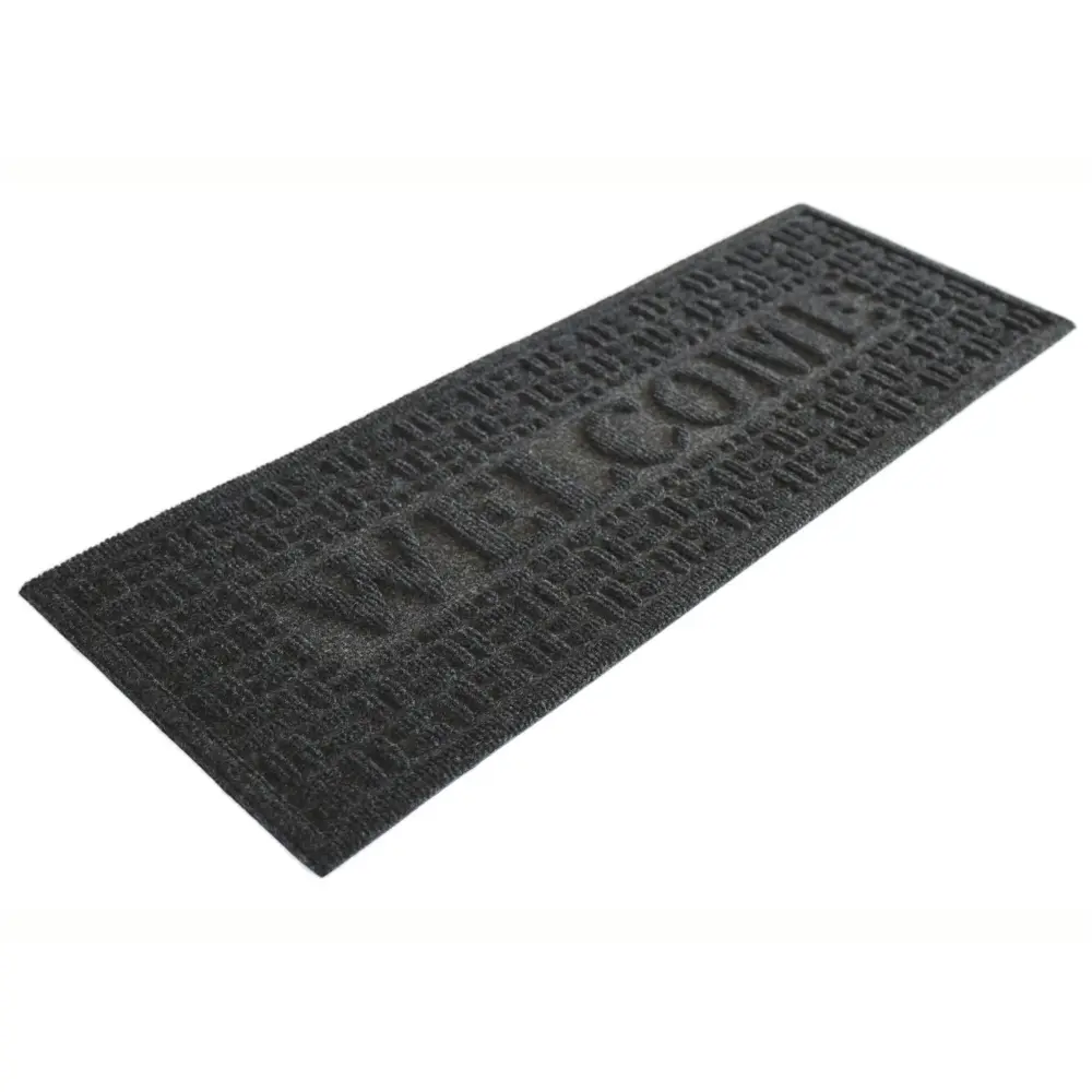 Коврик грязезащитный Cipro W2 25x70 см полипропилен цвет серый Santreyd STLM-2028144 - Вид №2