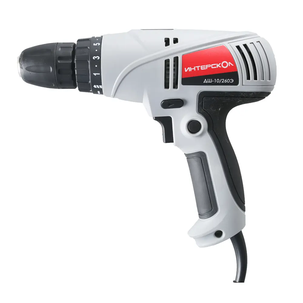 Дрель сетевая-шуруповерт Интерскол 260 Вт STLM-2055250 - Вид №1