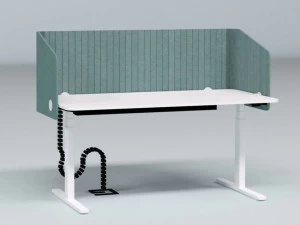 IMPACT ACOUSTIC® Звукопоглощающая перегородка стола из переработанного пластика  745.12.10.000.00