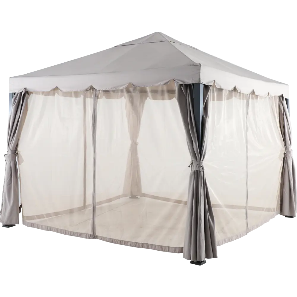 Сетки москитные для павильона Ysis 3x3 м цвет серый/коричневый 4 шт NATERIAL STLM-2069943 - Вид №1