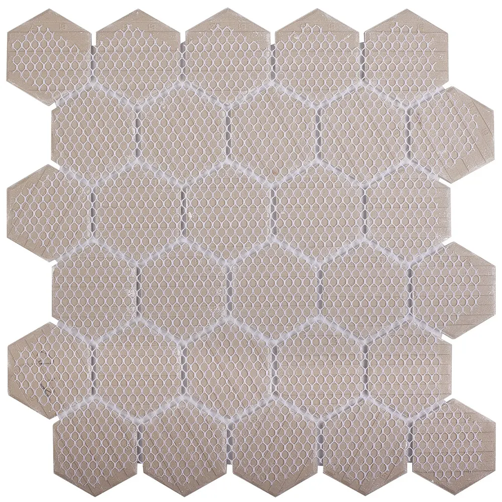 Мозаика керамическая Smart Mosaic Homework Hexagon Marblegrey Мат 27.1x28.2 см цвет серый STLM-2030911 - Вид №5