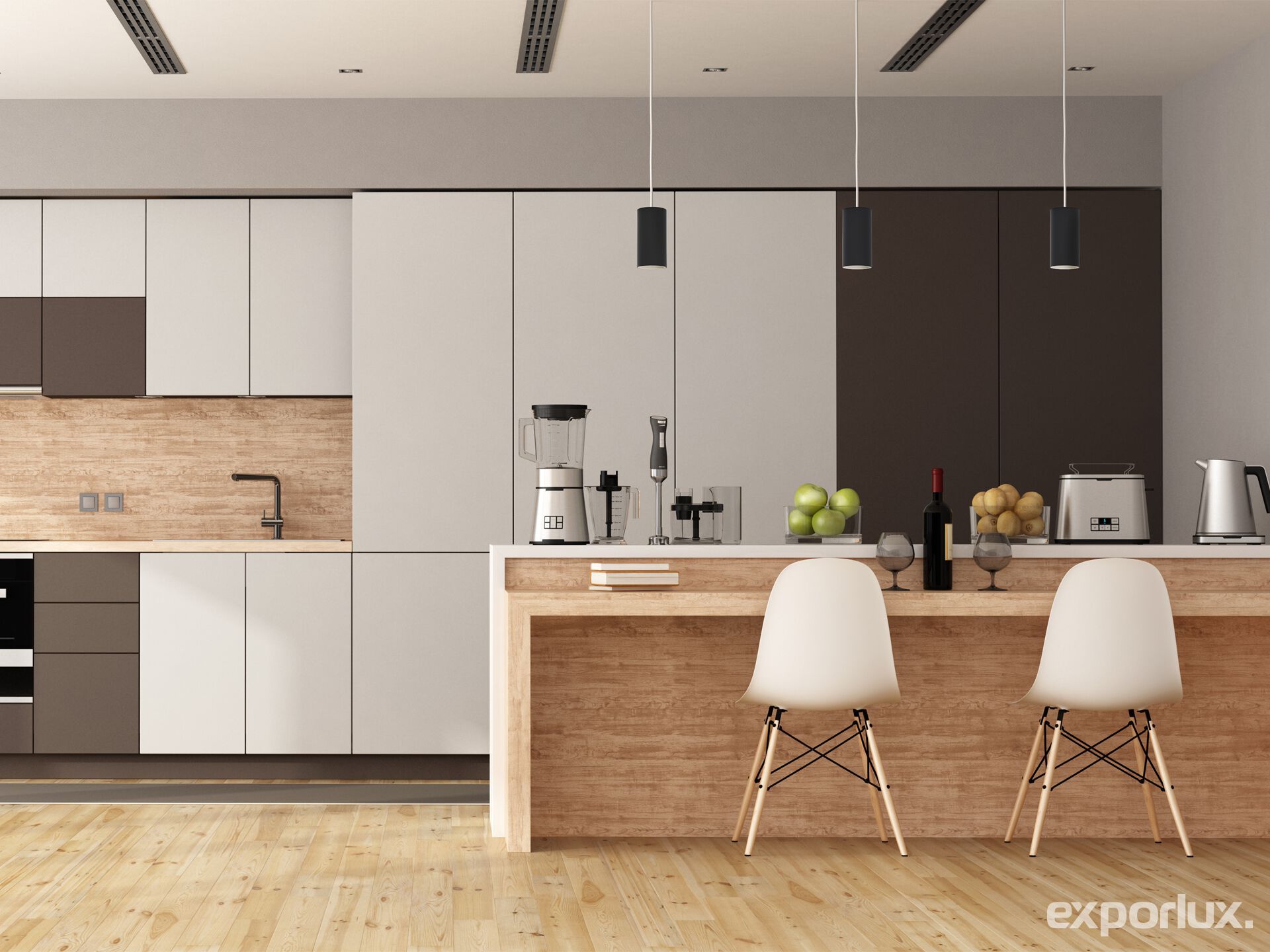 Алюминиевый подвесной светильник Exporlux FRANCIS TE SU ARCH-00047528 - Вид №1