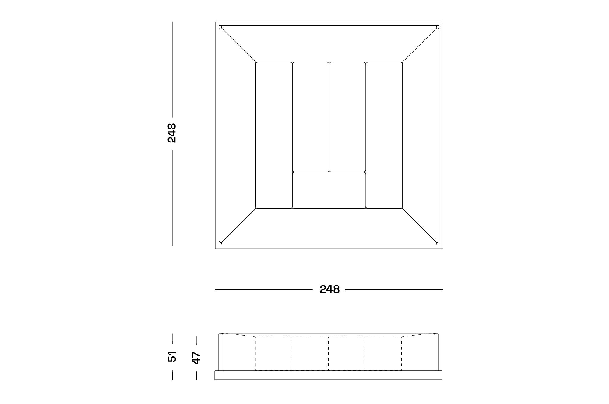 Ткань диван Poltronova Rumble ARCH-00082943 - Вид №8