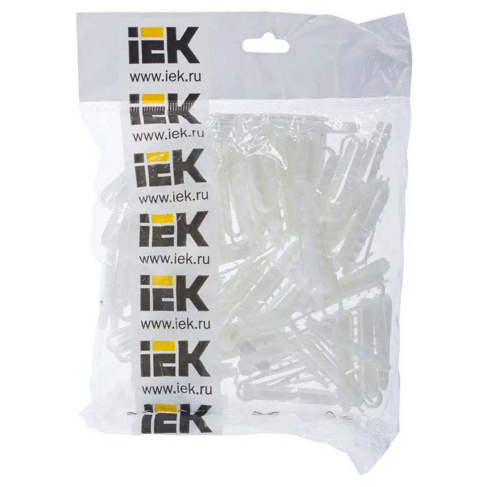 Дюбель-хомут IEK 5x10 мм цвет белый, 100 шт STLM-2019147 - Вид №1