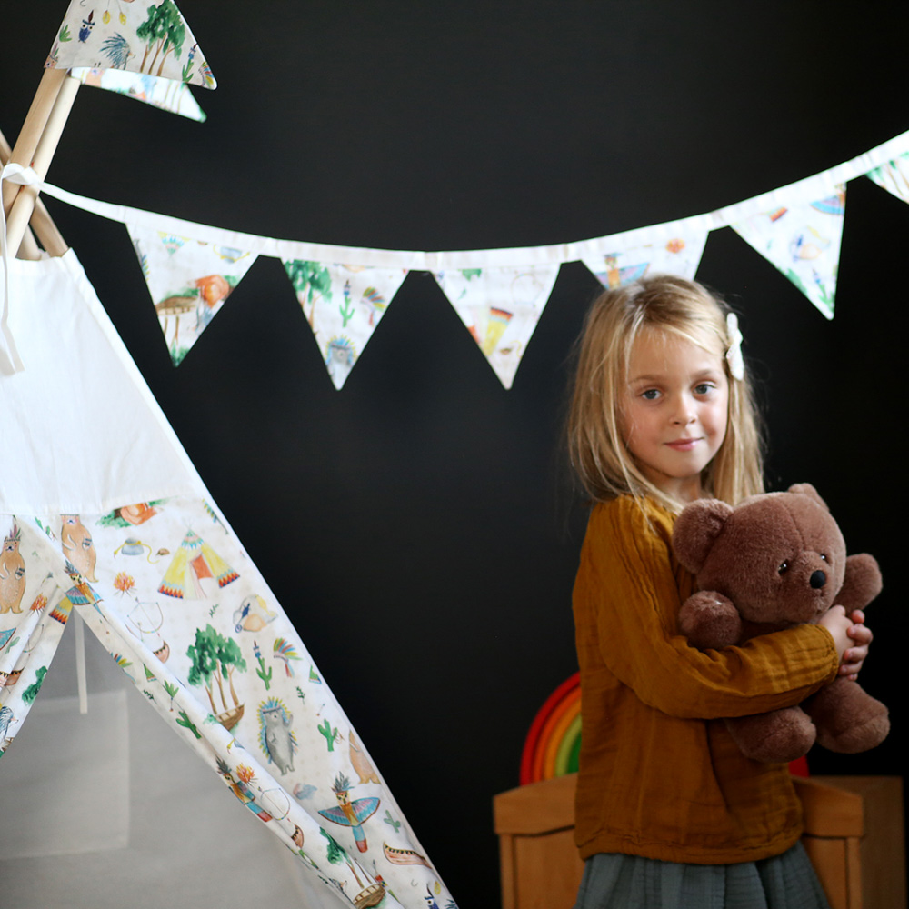 Гирлянда из 8 флажков Native Party VAMVIGVAM NATIVE PARTY 282180 Белый Santreyd  - Вид №1