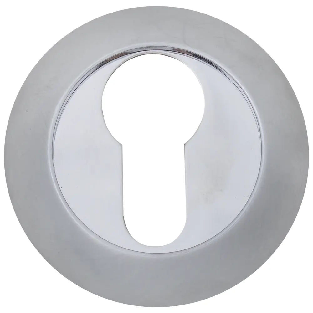 Накладка евро Inspire ZC-ET-L1 цвет хром матовый 2 шт STLM-2036389