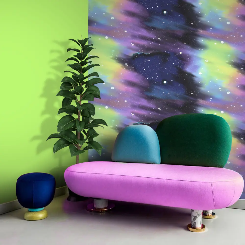 Обои флизелиновые Erismann Inspace зеленые 1.06 м ЭР60407-05 STLM-2122607 - Вид №3