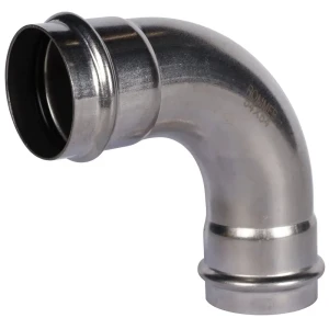 Угол Rommer 54 мм 90 градусов ВПр-ВПр нержавеющая сталь