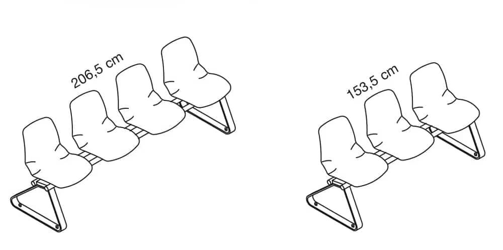 Сиденье на стержне из инженерного пластика Caimi Brevetti Kaleidos ARCH-00093493 - Вид №3