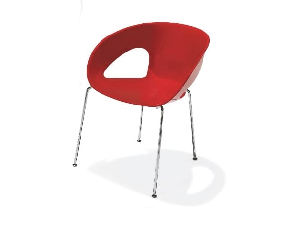 Стул с подлокотниками с открытой спинкой Kastel Krizia ARCH-00077511