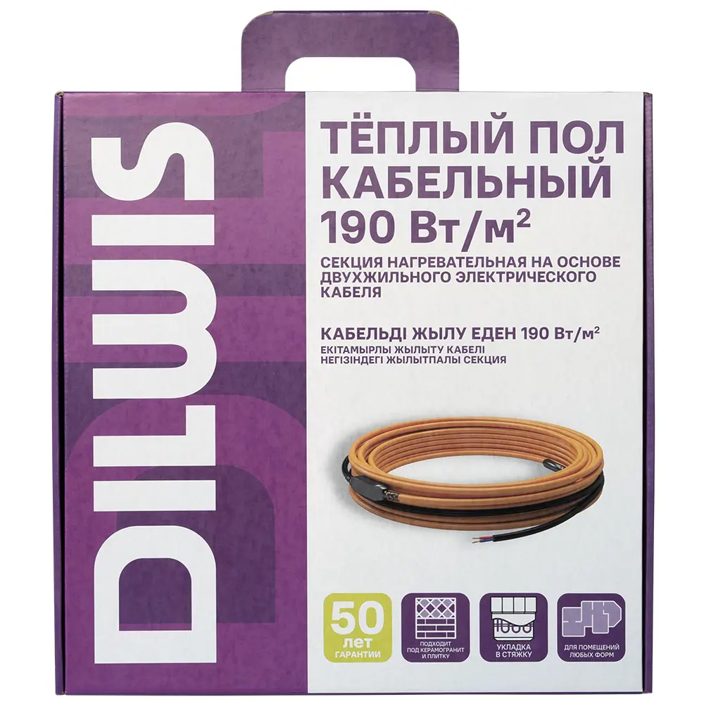 Нагревательный кабель для теплого пола DILWIS 9 м2 1710 Вт STLM-2189565 - Вид №7