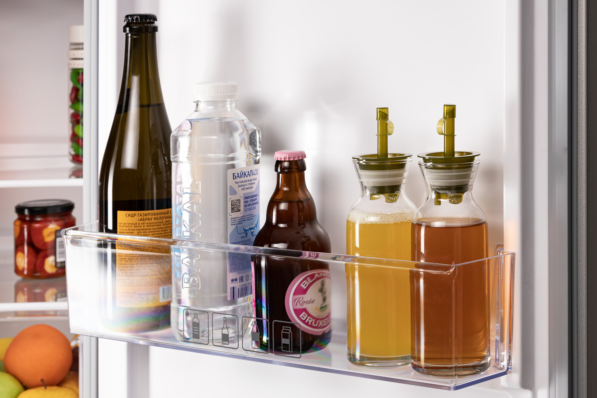 9021273 Холодильник с морозильником   Nordfrost NRB 154 X серебристый STDN-0024654 - Вид №4