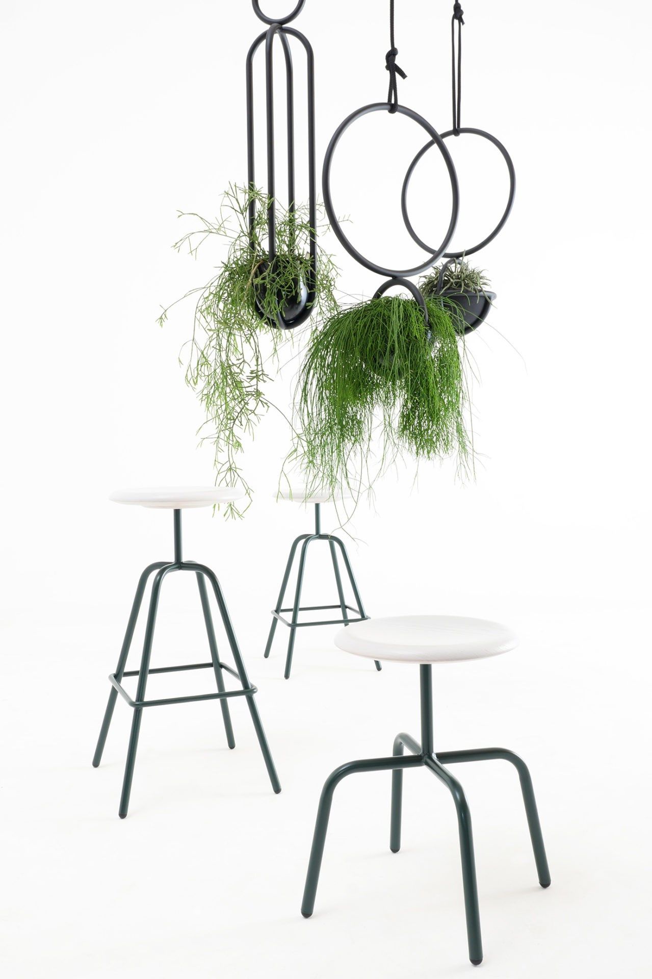 Низкий стул из стали и дерева Atelier Haußmann HERRENBERGER ARCH-00142599 - Вид №2