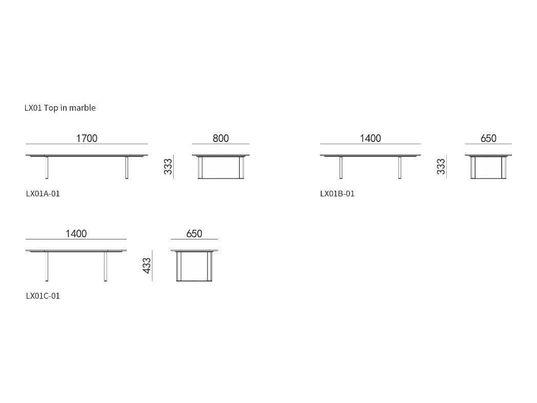 Мраморный низкий журнальный столик HC28 maison Plegat ARCH-00097161 - Вид №2