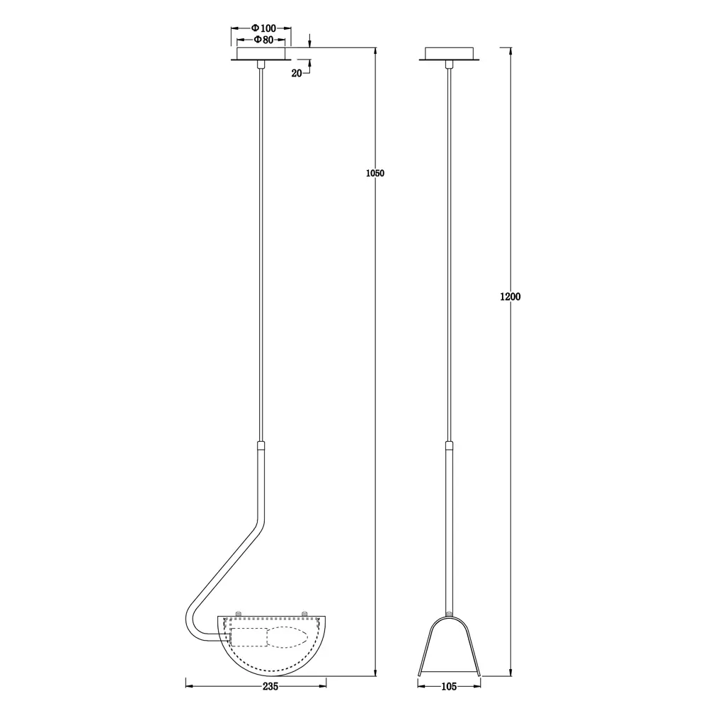 Светильник подвесной Mallow FR5228PL-01W 1 лампа Freya STLM-2014908 - Вид №7
