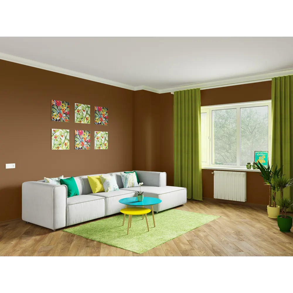 Краска для стен и потолков Trend Farbe цвет Тоффи 2.5 л Dufa STLM-2064614 - Вид №3