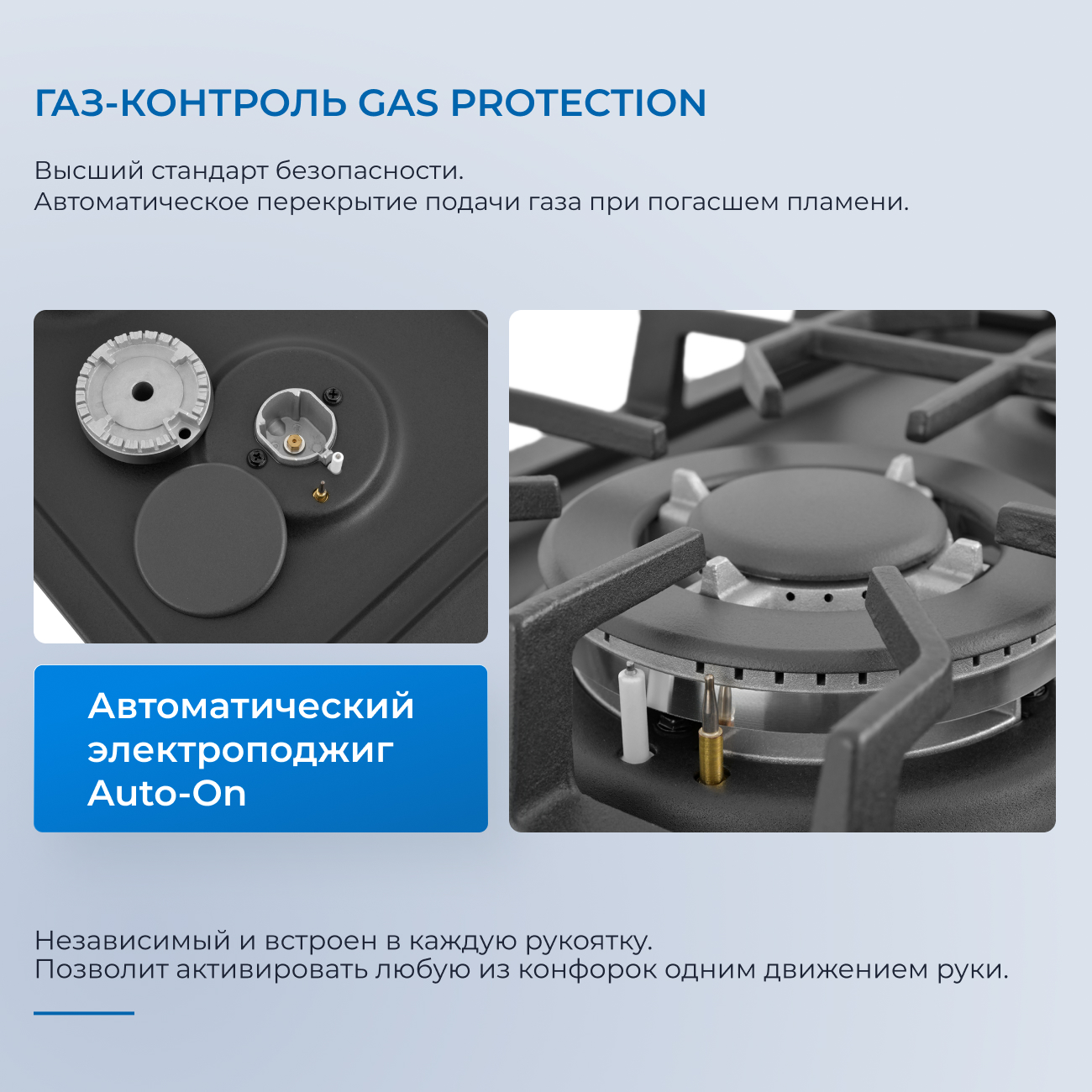 9212300 Газовая варочная поверхность ZUGEL ZGH290B STDN-0077517 - Вид №24