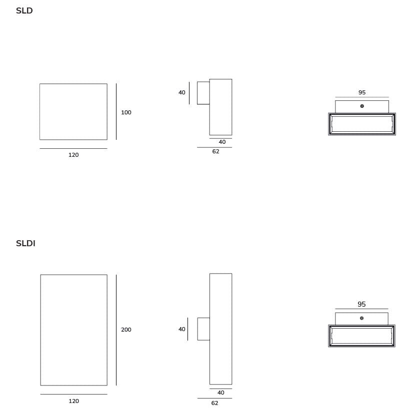 Термокрытый алюминиевый светодиодный настенный светильник Exporlux FLASH PA ARCH-00021587 - Вид №1