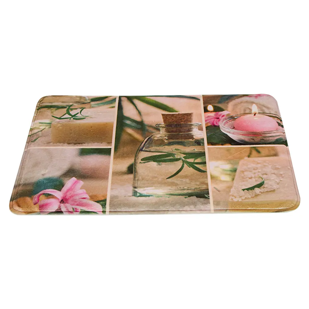 Коврик для ванной комнаты «Aroma» 50х80 см цвет розовый 15553353 STLM-2079904 Santreyd Без серии