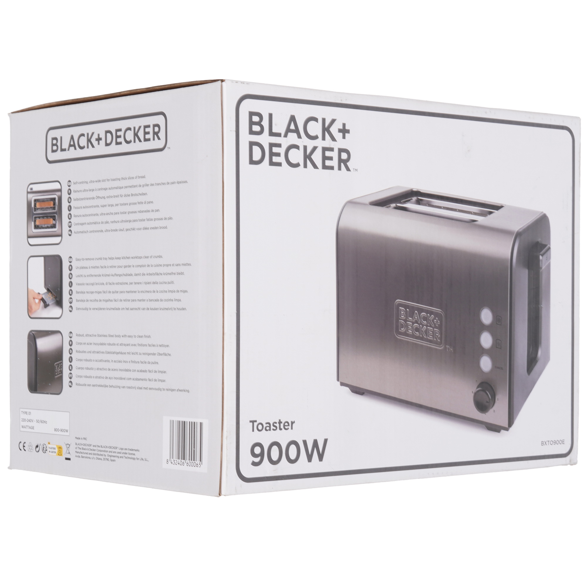 9918773 Тостер Black+Decker BXTO900E серый STDN-0130701 - Вид №7