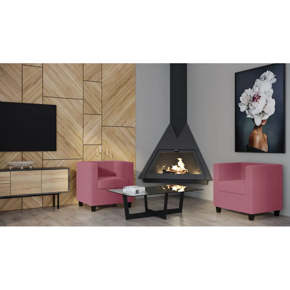 Кресло полиэстер Seasons Корса 73x65x73 см цвет красный STLM-2087416 - Вид №2