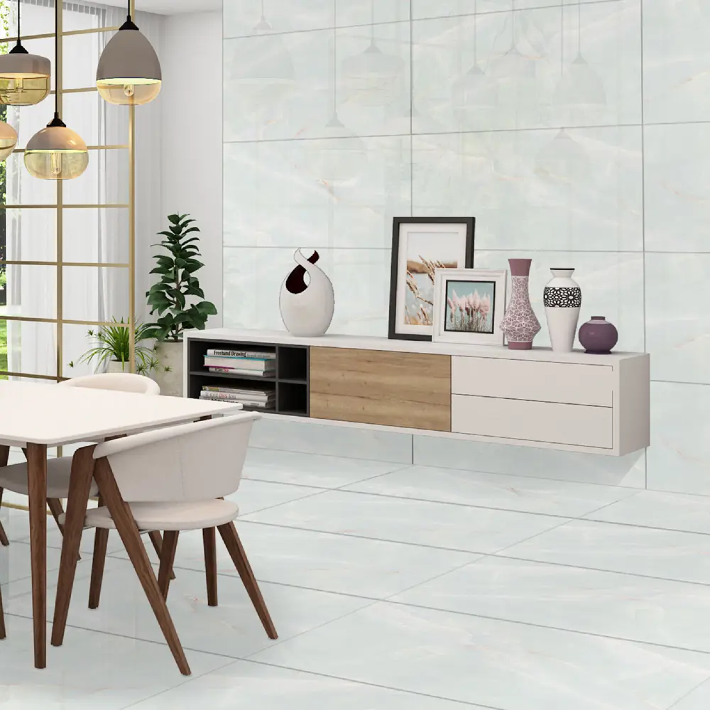 Керамогранит Concor Florida Sky 60x120 см 1.44 м² полированный цвет голубой STLM-2058030