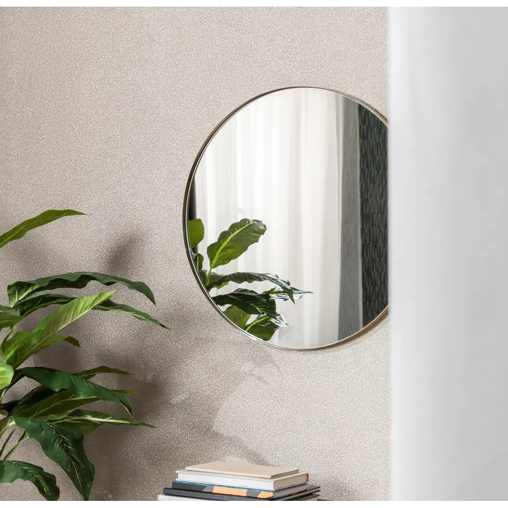 Зеркало декоративное KREAFORTA Glam круглое D61 см металл цвет золотистый STLM-2110479 - Вид №7