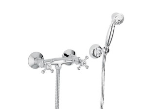 Набор для душа из хромированной латуни
