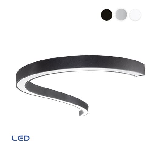 Алюминиевый светодиодный потолочный светильник Terzo Light Questionmark ARCH-00056153 - Вид №1