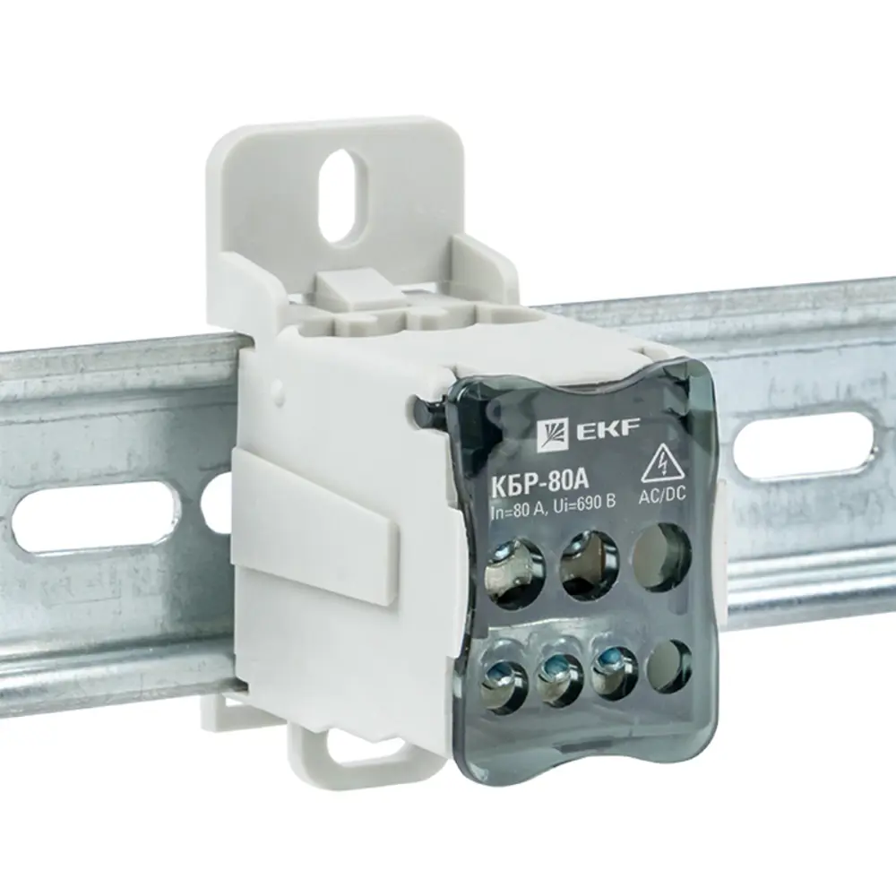 Блок распределительный КБР на DIN-рейку EKF 80 A STLM-2059356 - Вид №1