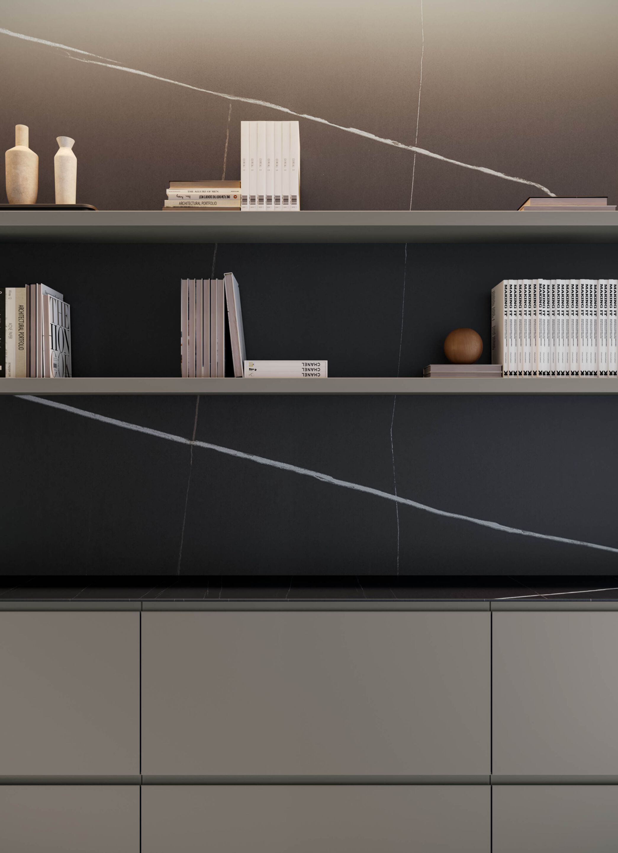 Прихожая мебель с зеркалом Birex GOLA UP COMP.6 ARCH-00103646 - Вид №2