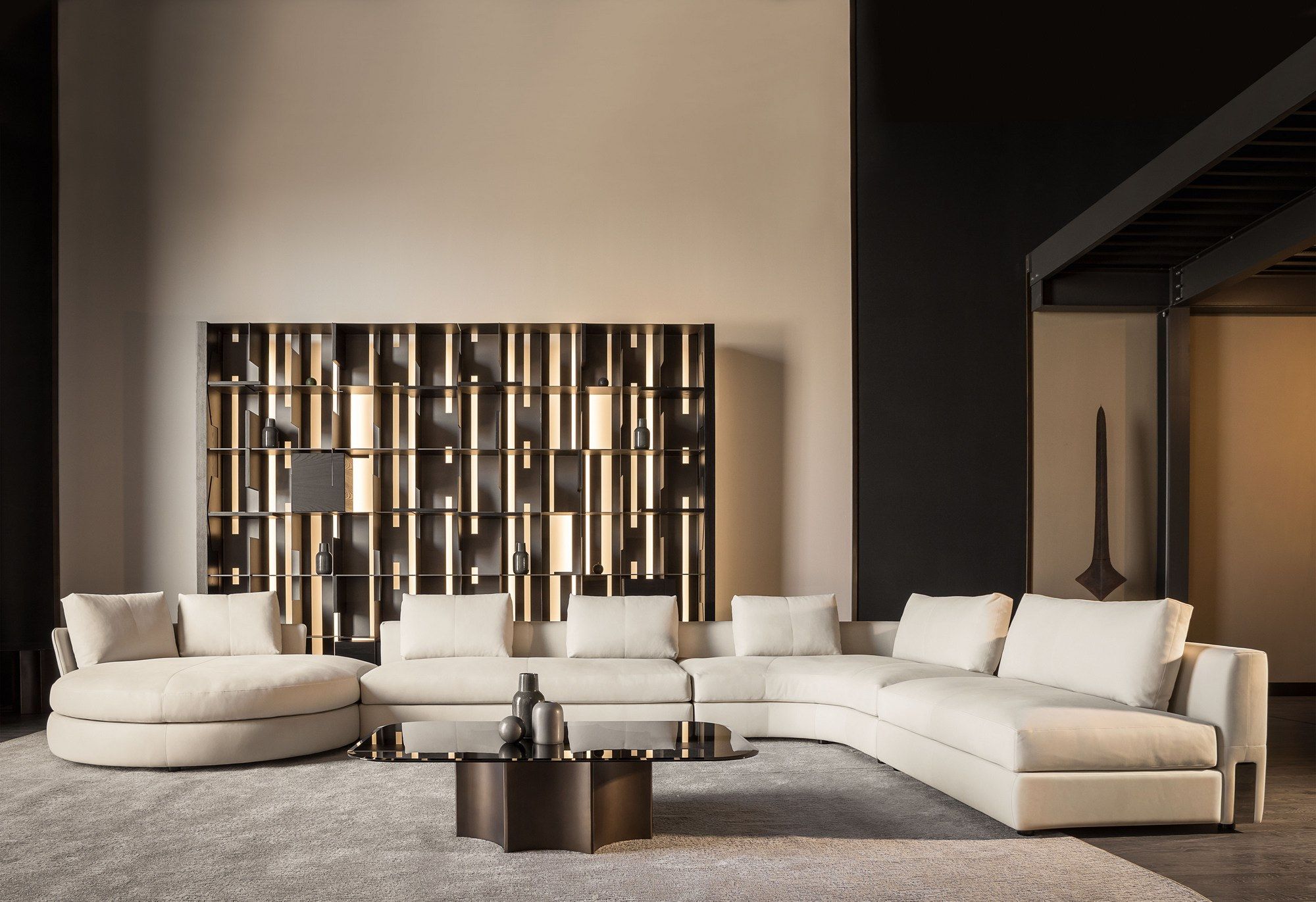 Тканевый диван с полуостровом Cantori Оазис ARCH-00073114 - Вид №8