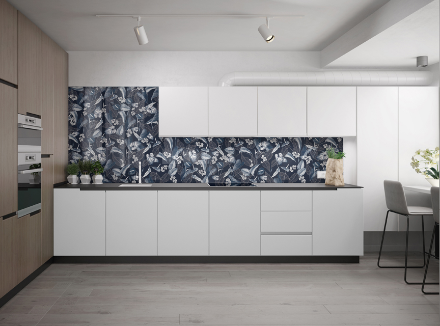 Стеновые панели - Блюм грей LIGRON LIST141 2272 - Вид №2